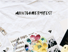 Tablet Screenshot of montgomeryfest.com
